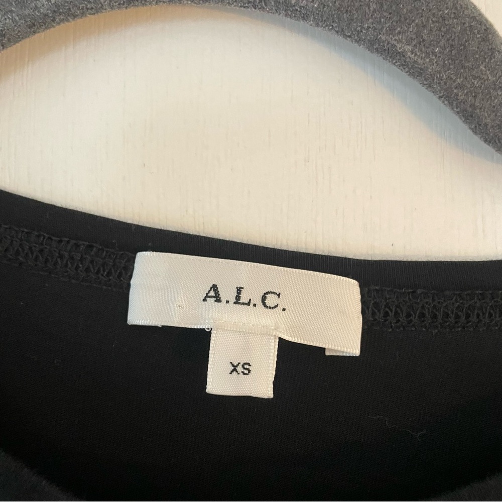 ALC Black Short Sleeve T-Shirt - Picture 2 of 4